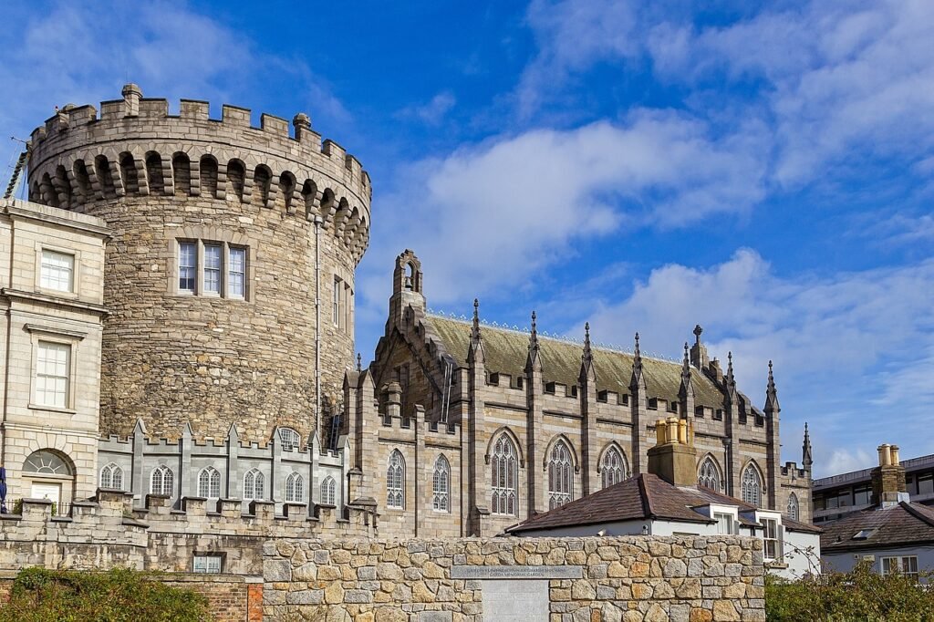 dublin, castle, ireland, monument, church, ancient, history, gothic, architecture, construction, sky, cloud, glimpse, torre, dublin, dublin, dublin, dublin, nature, dublin